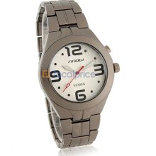 SINOBI 9386 Water Resistance Stylish Analog Watch with Alloy Strap (White)