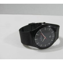 Skagen Black Titanium Mesh Band Men's Watch 234xxltb