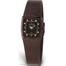 Skagen Ladies' Steel - Espresso Steel - Brown Mother of Pearl Face 380XSMM1