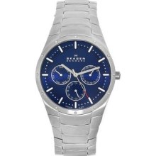 Skagen Men S 596xltxn Titanium Collection Multifunction Watch Fast Shipping