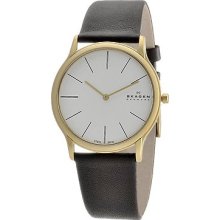 Skagen Mens Steel Watch 858xlgld Gold-tone Stainless Steel