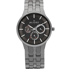 Skagen Steel Collection Carbon Fiber Dial Mens Watch 331XLSXMCR1