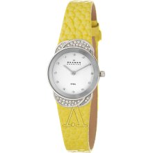 Skagen Steel Collection White Dial Women's Watch #855SSLY