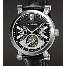 SOTIRIO Tourbillon Perpetual Calendar (Platinum / Black / Strap)