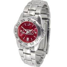 Southern Illinois Salukis Sport Steel Band AnoChrome-Ladies Watch