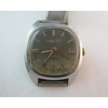 Soviet vintage mens watch Poljot. Vintage watch Ussr 80s