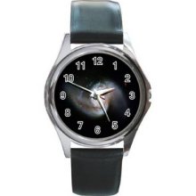 Space Ver 1 Unisex Silver-Tone Round Metal Watch 43