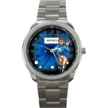 sport metal watch wrist watch - Stainless Steel - Adjustable