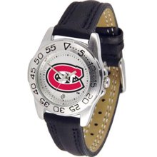 St. Cloud State Huskies Womens Leather Wrist Watch