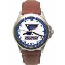 St. Louis Blues Rookie Leather Watch