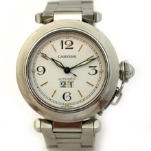 Stainless Steel Cartier Pasha Date Watch 2475