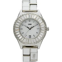 Storm Nemoni Enamel & Stainless Steel Watch - White