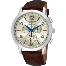 Stuhrling 132xl 3315k43 Navigator De Leon Swiss Chrono Calendar Mens Watch