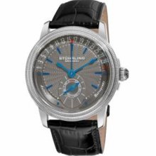 Stuhrling Original 339.331554 Mens Saturnalia Magnate Automatic Grey Dial Watch