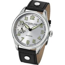 Stuhrling Original 457 33152 Legacy Sport Mechanical Leather Strap Mens Watch