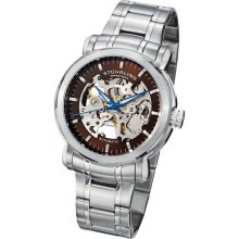 Stuhrling Original Men's 'Delphi Antium' Automatic Skeleton Bracelet Watch (Stuhrling Original Men's Watch)