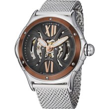 Stuhrling Original Watches Men's Gray Dial Stainless Steel Stainless