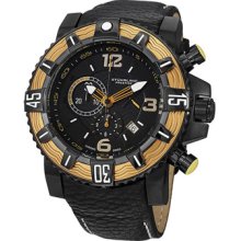 Stuhrling Original Watches Stuhrling Prestige Men's Black Dial Black L