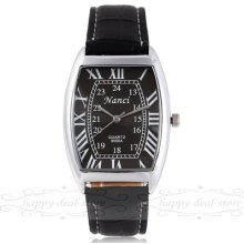 Stylish 2 Dial Show Fashion Luxury Quatz Men Wrist Watch Bracelet Design Clock X