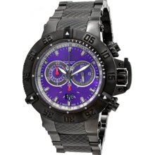 Subaqua Noma III Purple Dial Quartz Date Display 50mm Stainless Steel Case