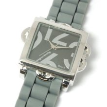 Sugarbaby 'beach' Grey Silicone Strap Ladies Fashion Watch Sb017