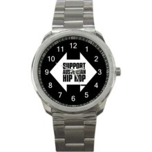 Support Australian Hip Hop Logo A Sport Metal Watch