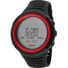 Suunto Watches Men's Digital Core Lava Multi-Function Black Silicone