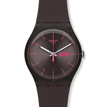 Swatch 'Brown Rebel' Watch SUOC700