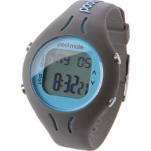 Swimovate Poolmate Swimming Lap Counter Timer Pool-mate Swim Run Bike Gray