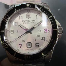 Swiss Army Victorinox Men's Watch Quartz All Stainless S Original Swiss