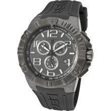 Swiss Legend Men's Super Shield Chronograph Gunmetal Dial Gunmetal Cas