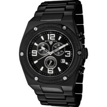 Swiss Legend Watch 40025p-bb-11-sa Men's Throttle Chronograph Black Ip