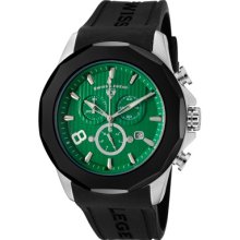 SWISS LEGEND Watches Men's Monte Carlo Chronograph Green Textured Dial