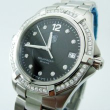 Tag Heuer Aquaracer Factory Diamond Dial And Bezel 40% Off Waf111d.ba0810