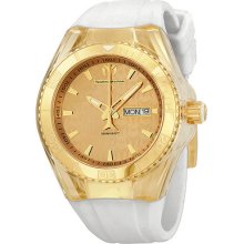 Technomarine Cruise Dream Gold Hologram Dial Gold-tone Stainless Steel Ladies