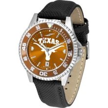 Texas Longhorns UT NCAA Mens Leather Anochrome Watch ...