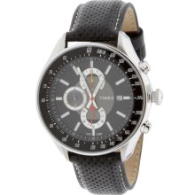 Timex Chronograph Dial Watch black silver