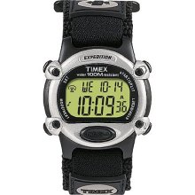 Timex Indiglo Expedition Leather Blend Watch