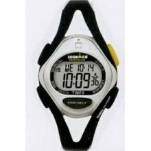 Timex Ironman Black/Silver Sleek 50 Lap Mid-size Watch