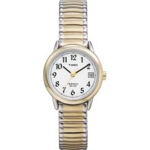 Timex Ladies Watch with White Dial and Expansion Band