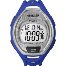 Timex Men's Ironman T5K511 Blue Resin Quartz Watch with Grey