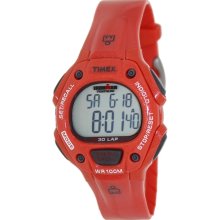 Timex Men's Ironman T5K686 Red Plastic Quartz Watch with Digital Dial