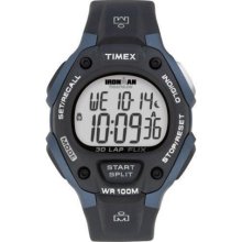 Timex Men's T5H591 Black Polyurethane Quartz Watch with Grey Dial