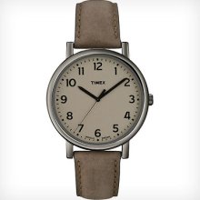 Timex Originals Easy Reader Men's/ladies Leather Strap Watch Brown Color Rrp Â£50