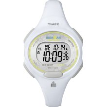 Timex Women's Ironman T5K606 White Plastic Quartz Watch with Digital Dial