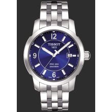 Tissot Prc200 wrist watches: Prc200 Blue Dial Bracelet t014.410.11.047