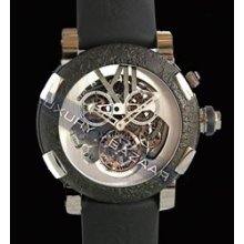 Titanic-DNA - Rusted steel T-OXY III Chronograph Tourbillon/Steel