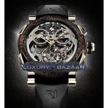 Titanic-DNA Tourbillon Chronograph (RG / Skeleton / Black Strap)