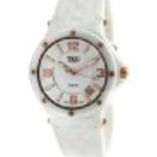 TKO ORLOGI Women's TK578-WT Genuine Ceramic White Rubber Strap