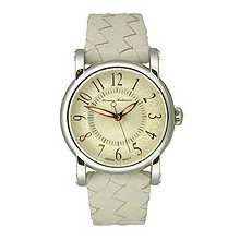 Tommy Bahama Capri Woven Leather Gold Dial Women's watch #TB2117